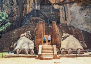 Gallery 10 Tourists climbing Sigiriya Rock Fortress